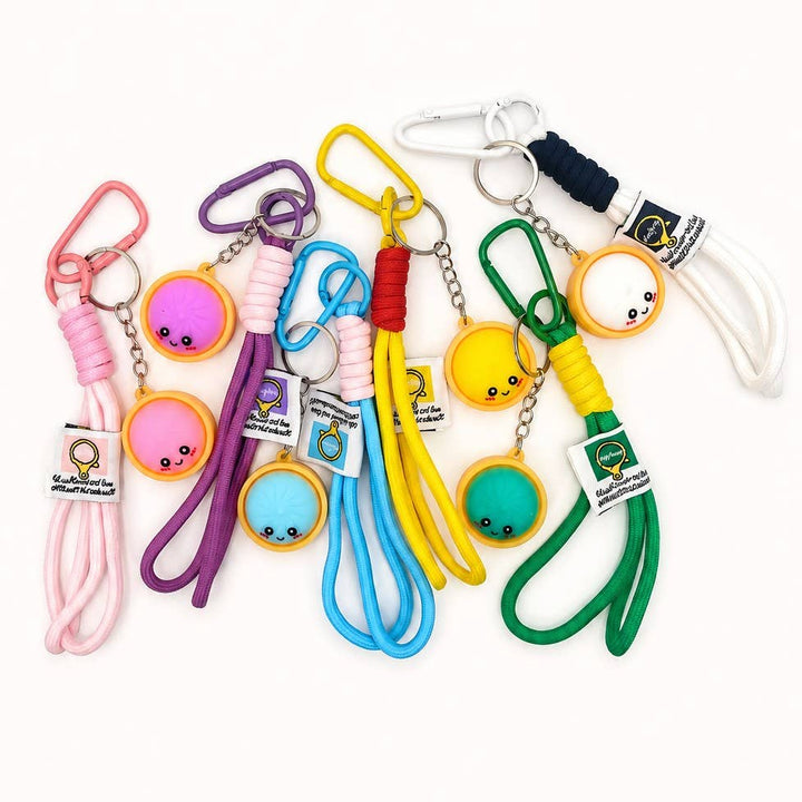 Happy Go Lucky Wristlet Keychain