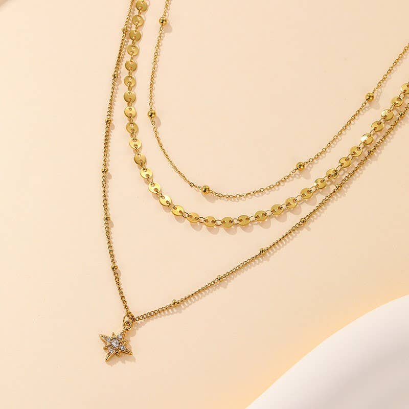 Celestial Hour Layered Necklace