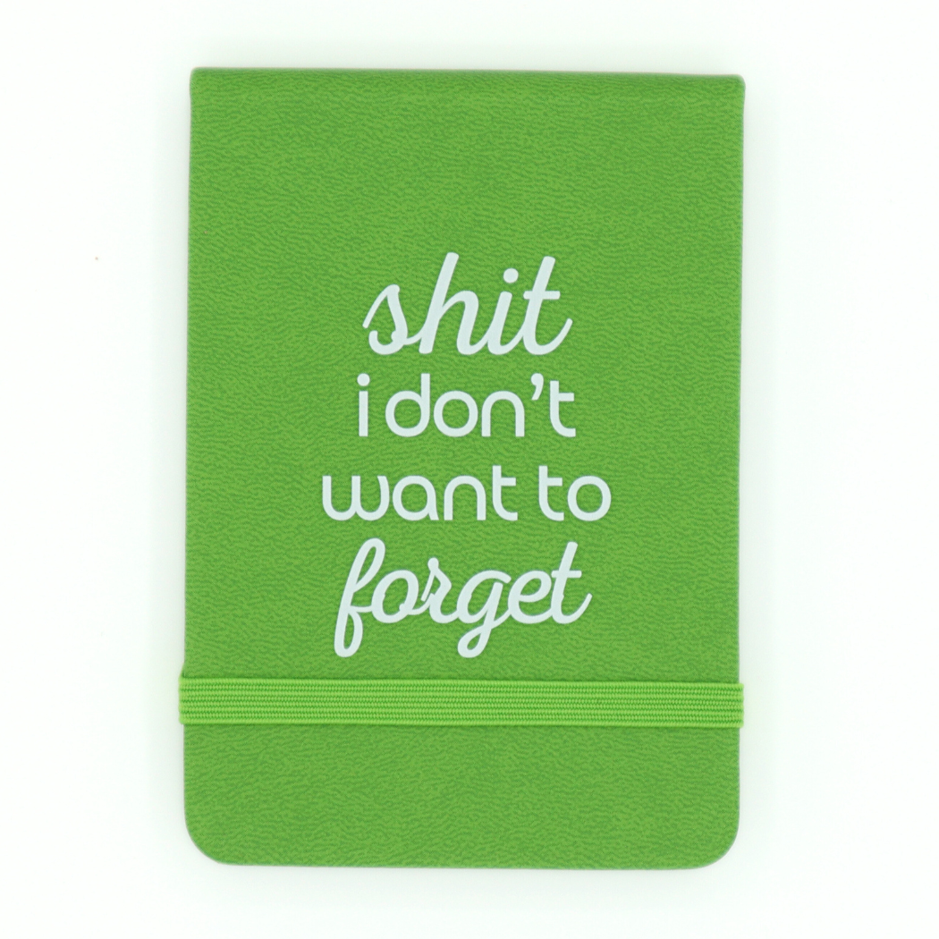 Sh*t I Don't Want to Forget Leatherette Pocket Journal