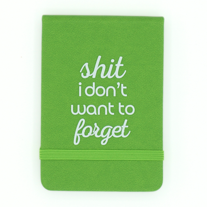 Sh*t I Don't Want to Forget Leatherette Pocket Journal