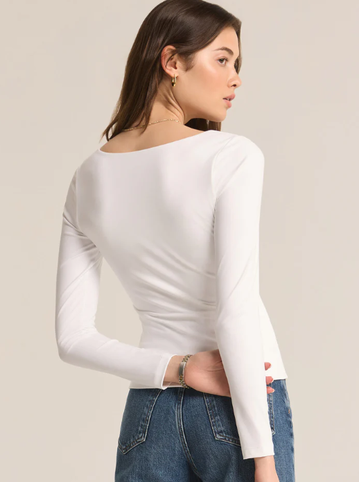Z Supply Avala So Smooth Long Sleeve Top