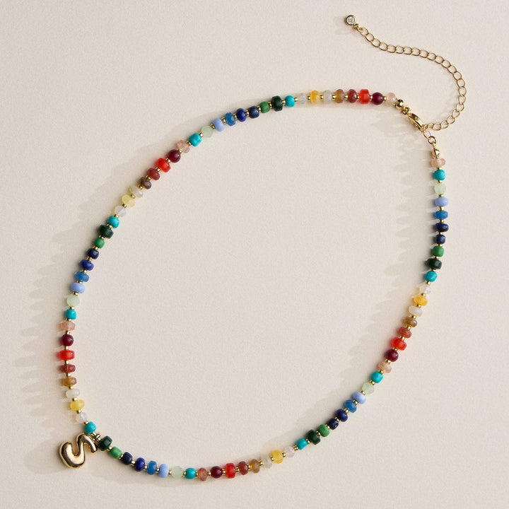 Groovy Girl Initial Necklace