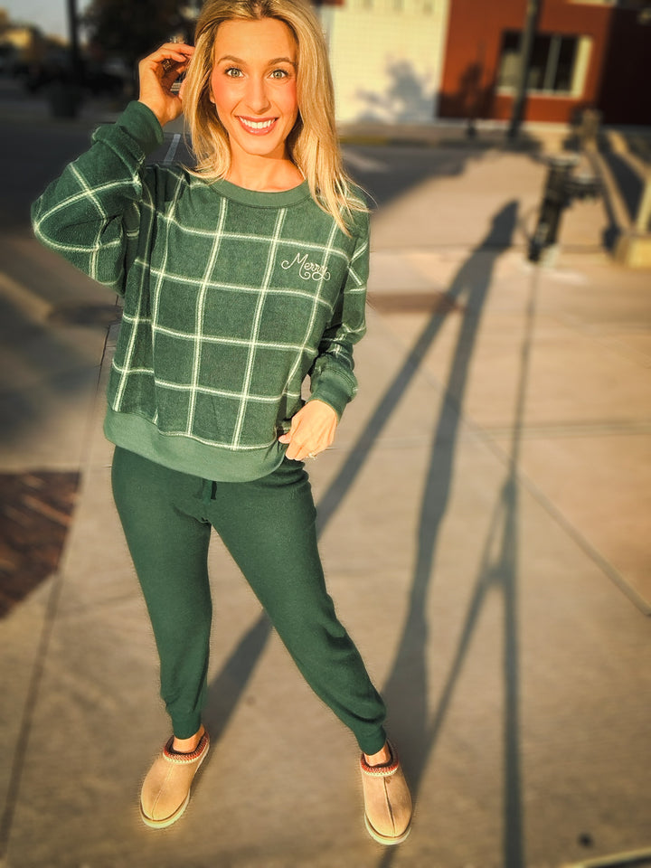 Z Supply Plaid Long Sleeve Top