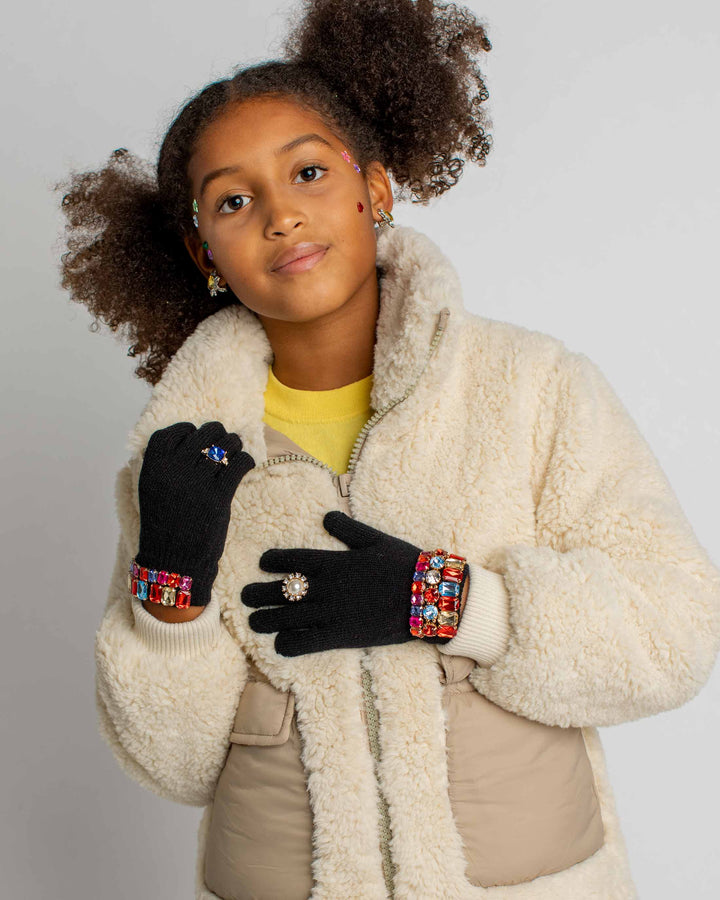 Super Smalls Ice Skating Jeweled Gloves