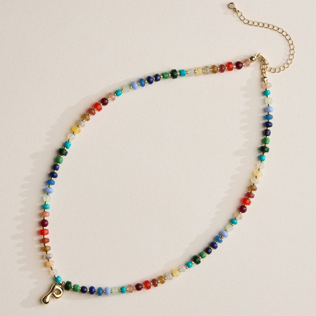Groovy Girl Initial Necklace