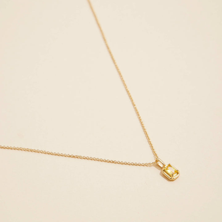 Shine Away Birthstone Necklace