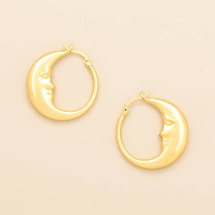 Scout Moon Hoop Earring