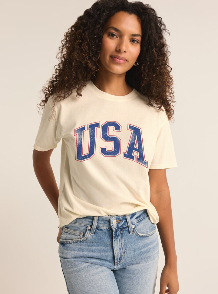 Z Supply USA Boyfriend Tee