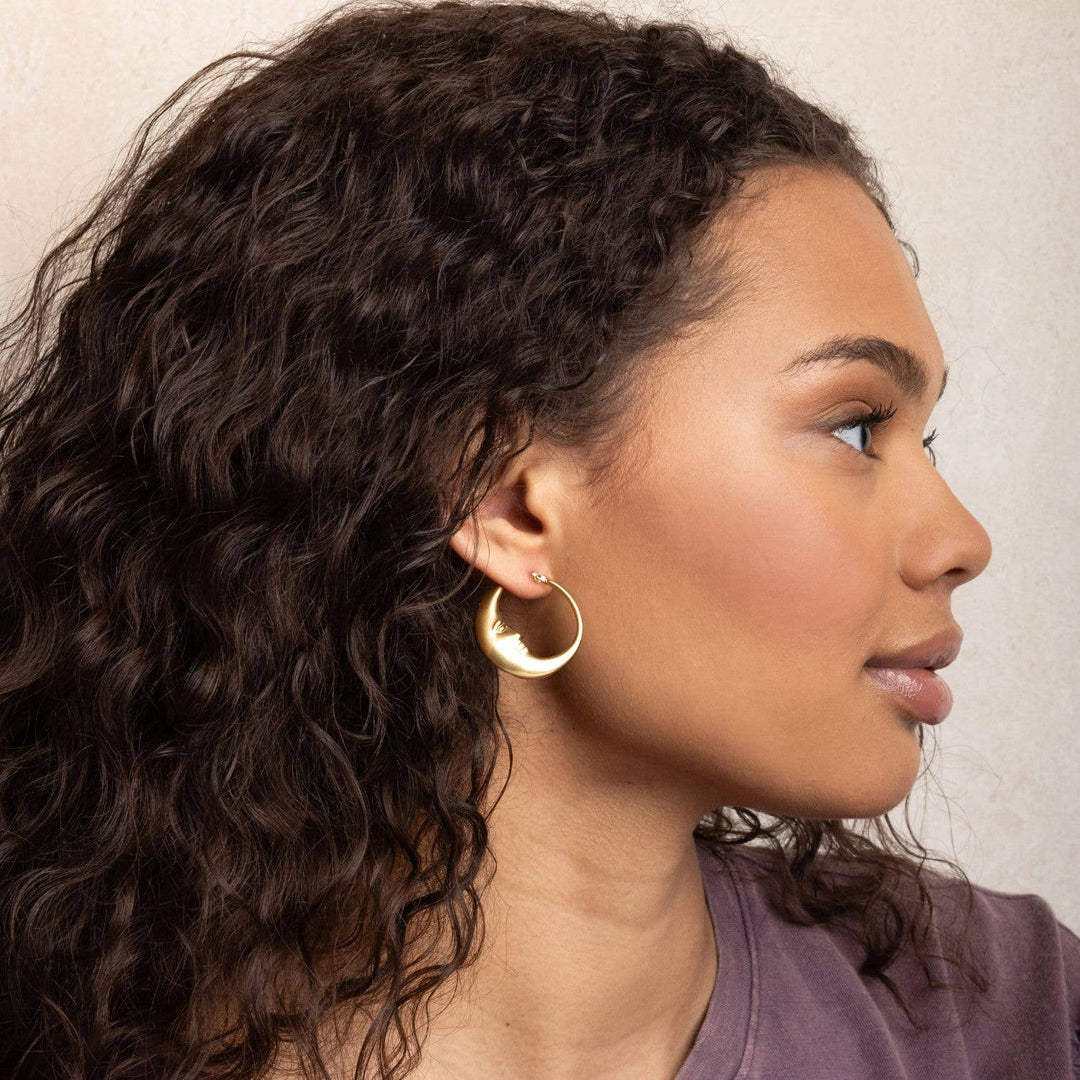 Scout Moon Hoop Earring