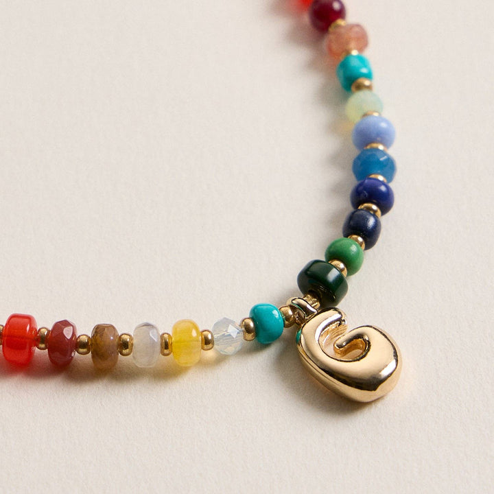 Groovy Girl Initial Necklace