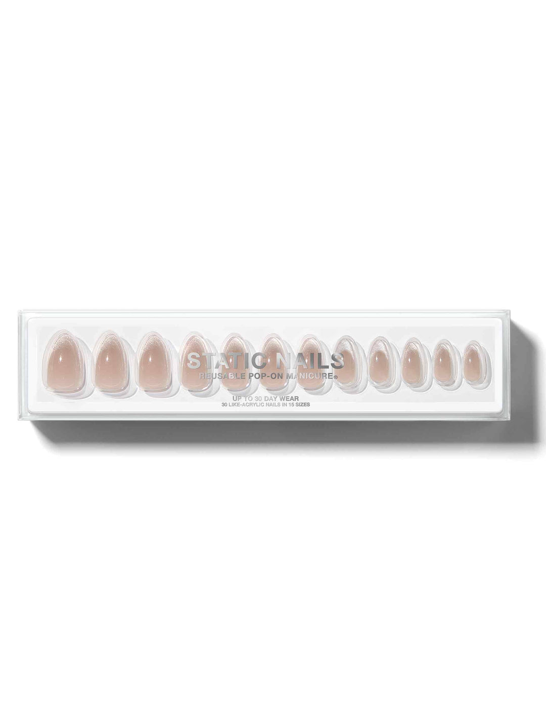 Static Nails Champagne Room Almond