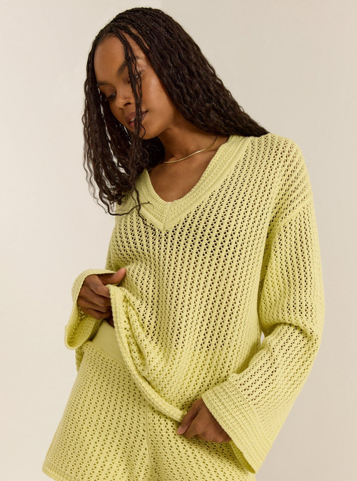 Z Supply Kiami Crochet Sweater