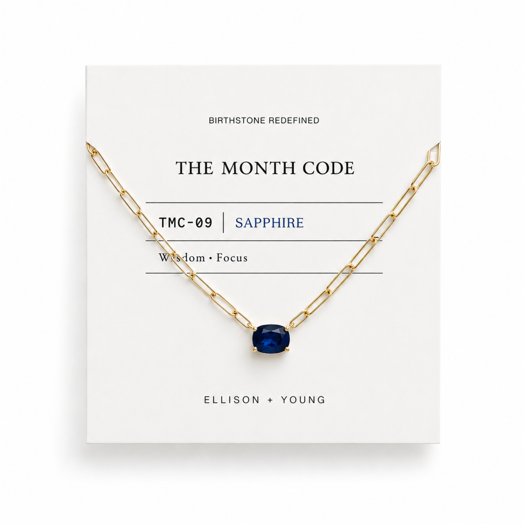 The Month Code Birthstone Necklace