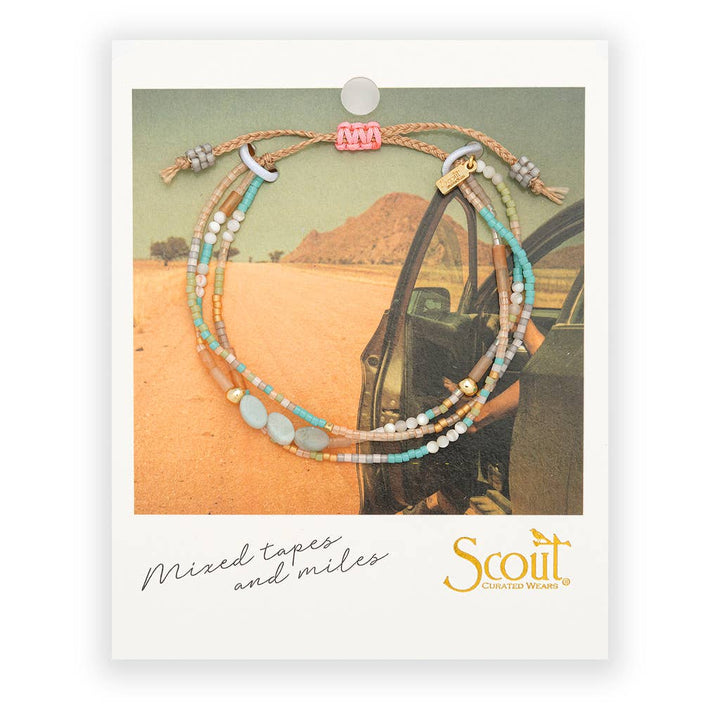 Scout Mixed Media Bracelet - Courage/Amazonite