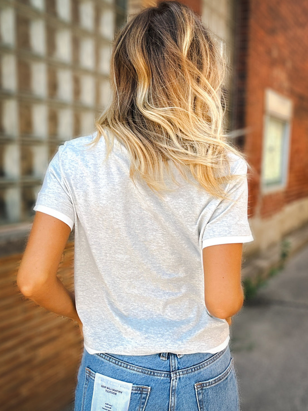Good American The Layered Tee
