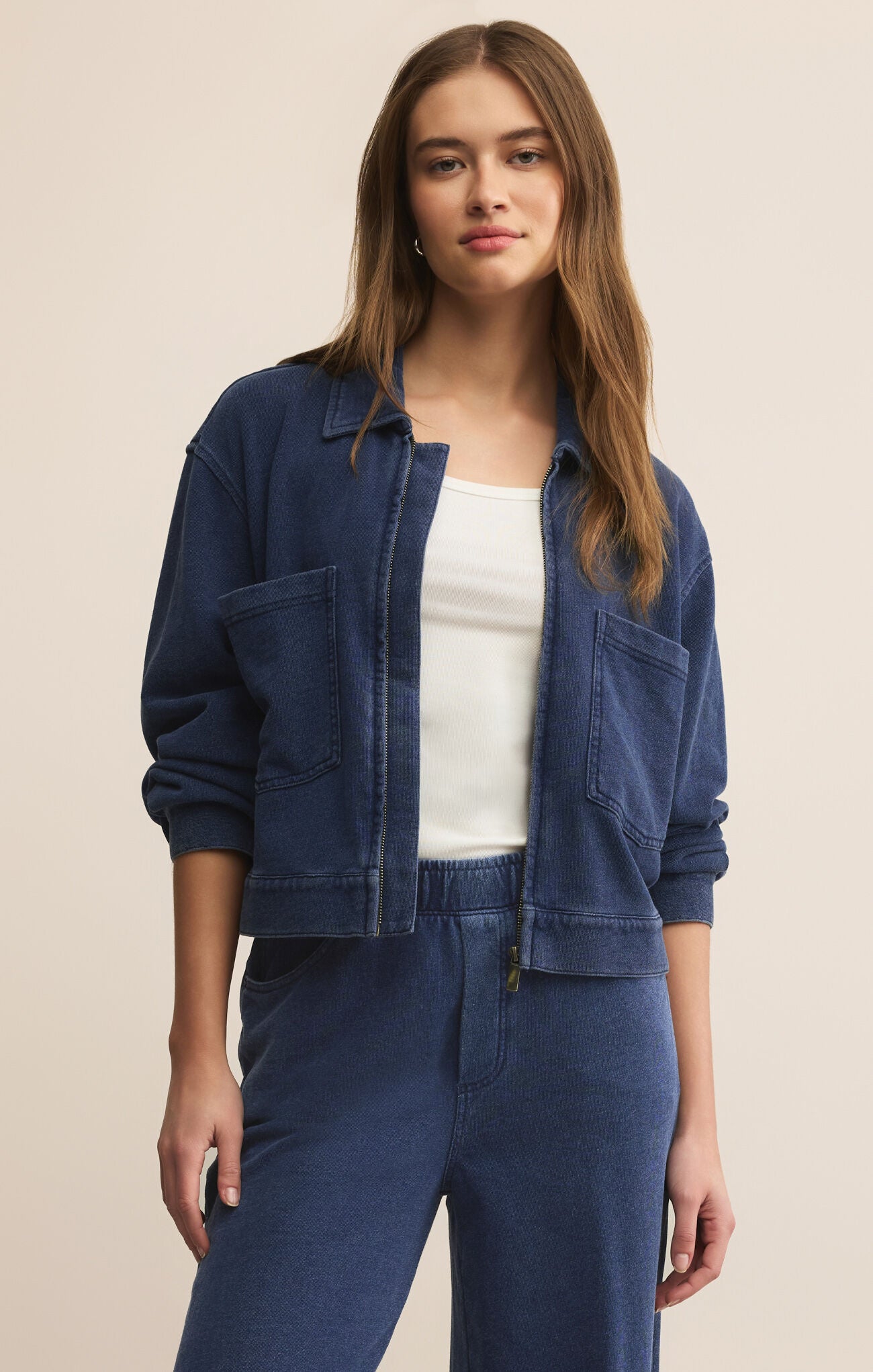 Z Supply Heritage Knit Denim Jacket – Kelley Cawley