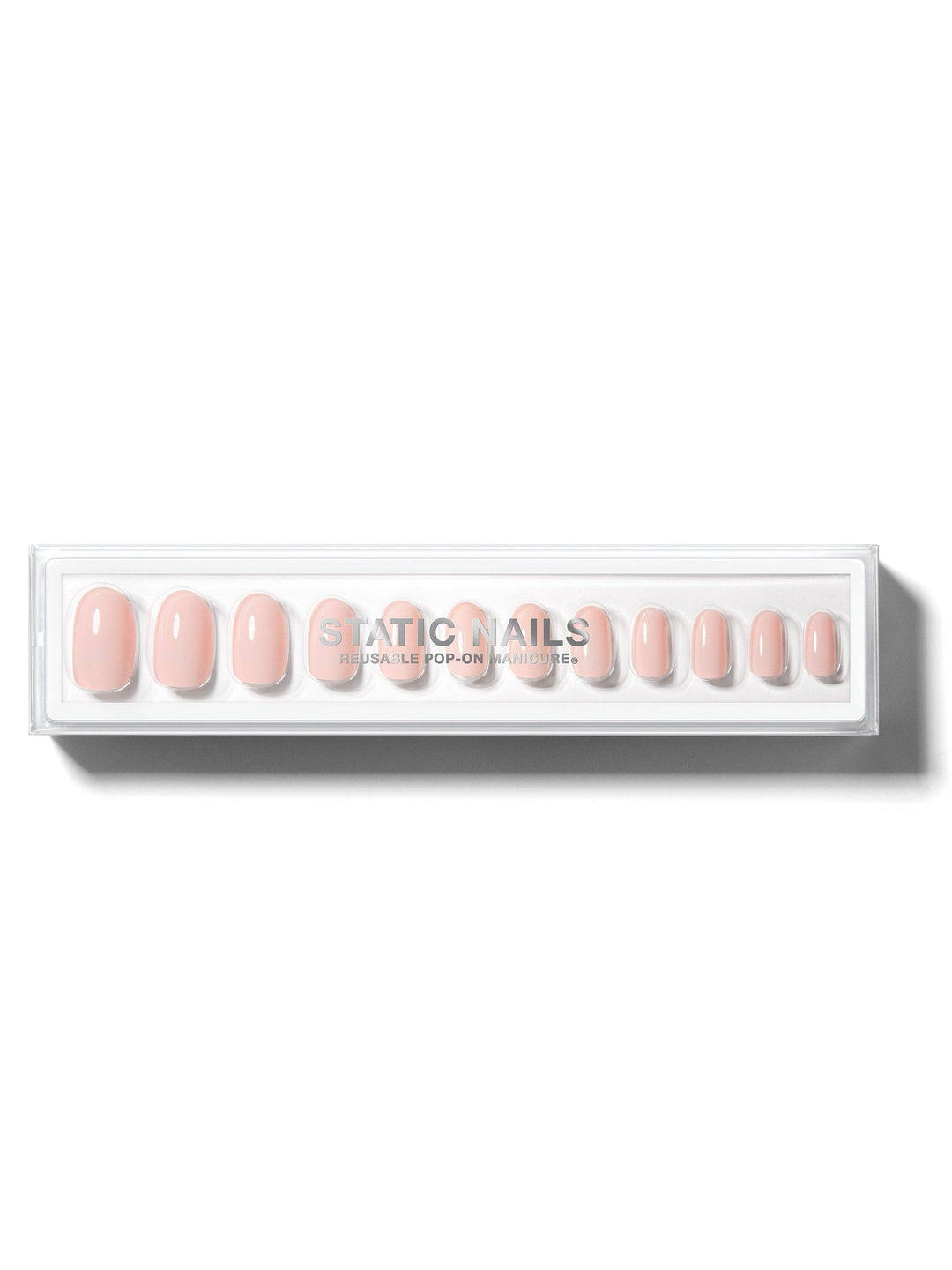 Static Nails Milky Pink Round