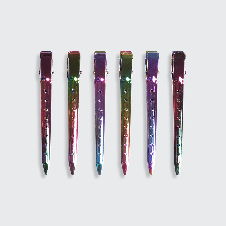 Kitsch Styling Hair Clips 6pc - Iridescent