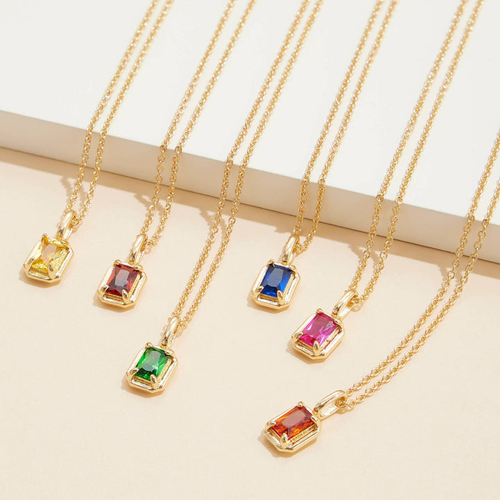 Shine Away Birthstone Necklace