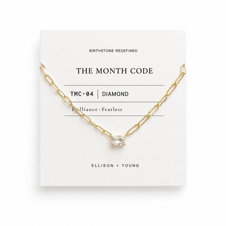 The Month Code Birthstone Necklace