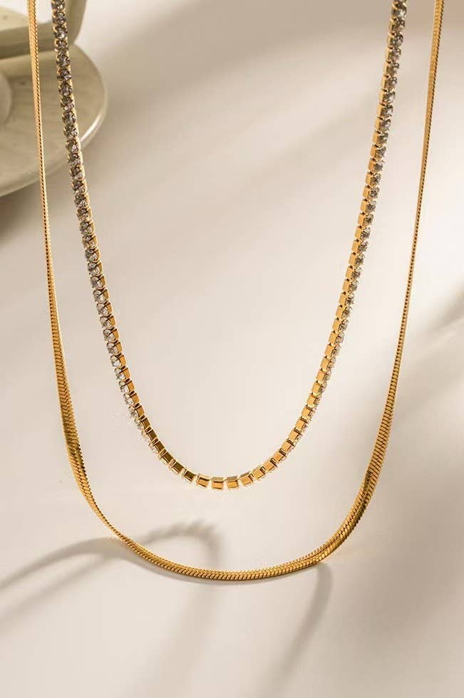 The Afterglow Layered Necklace