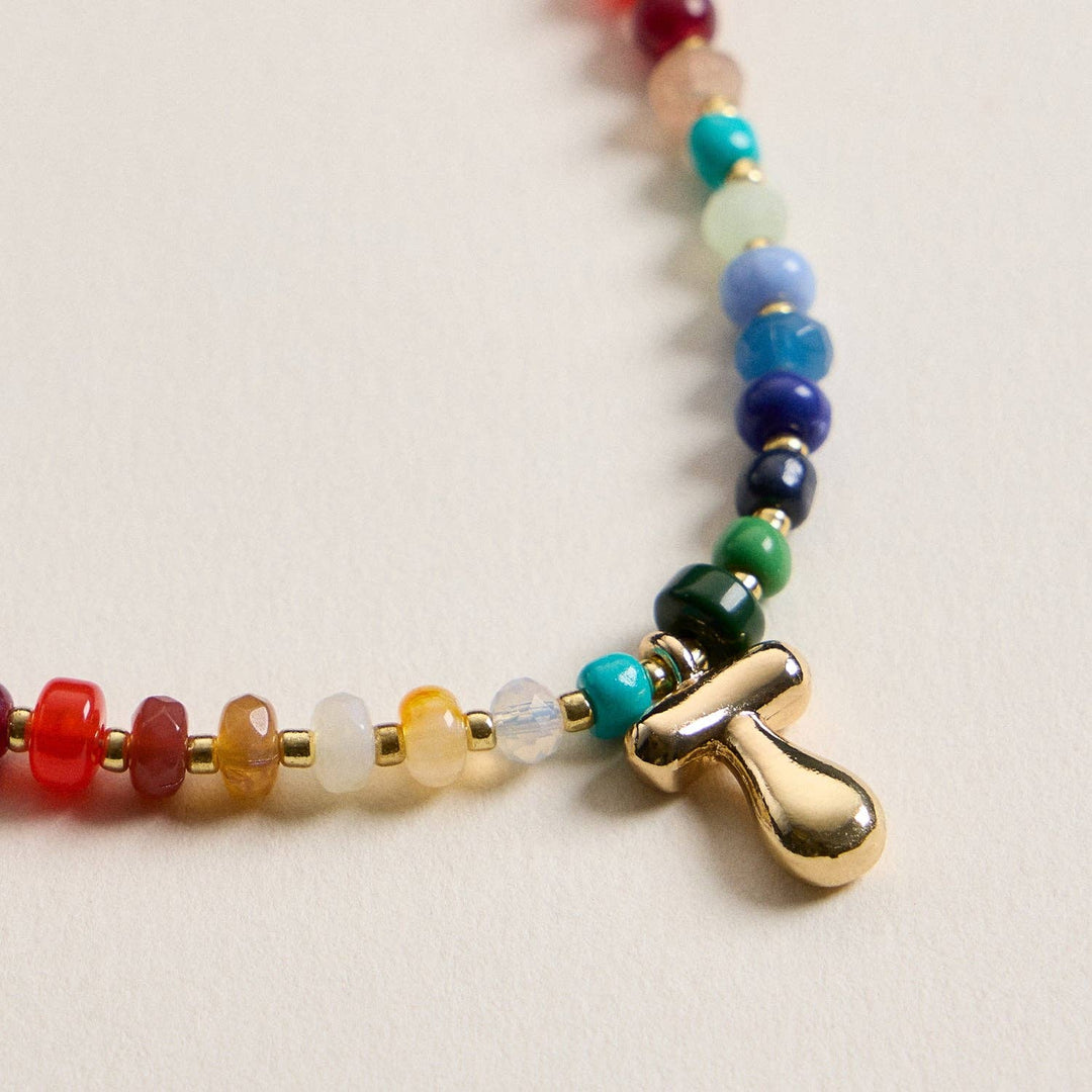 Groovy Girl Initial Necklace