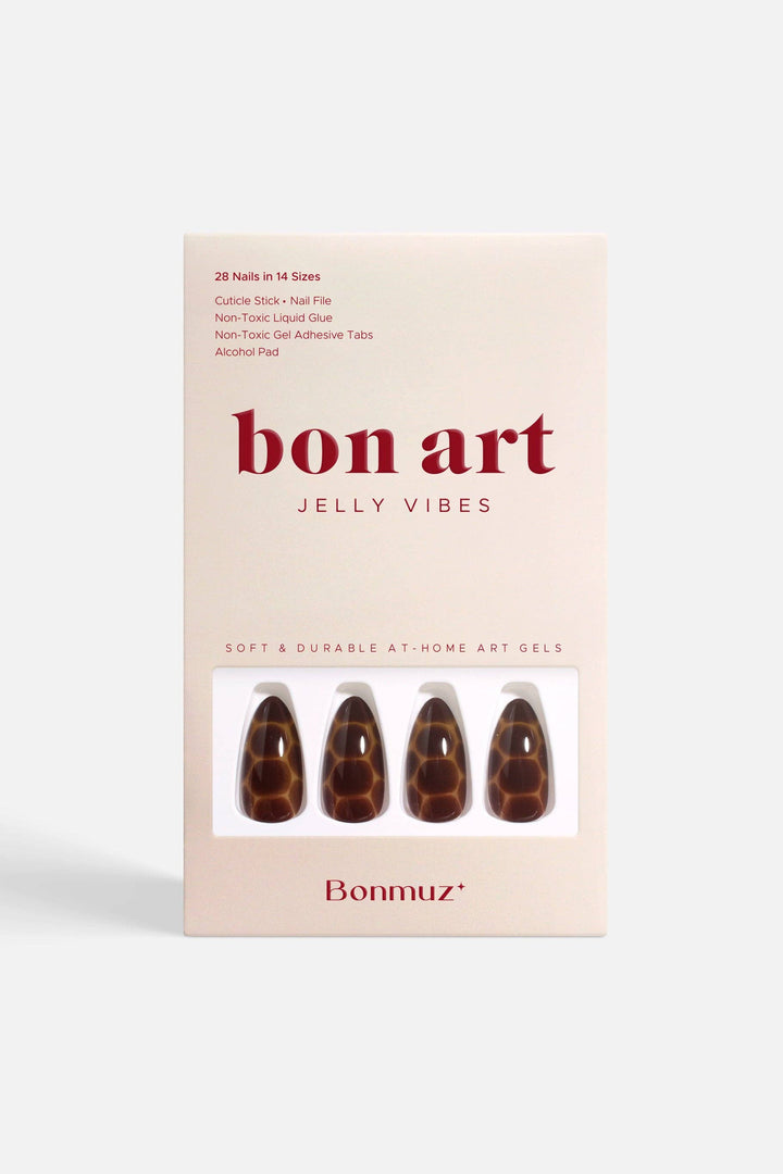 Bonmuz Cocoa Nouveau Press-On Nails