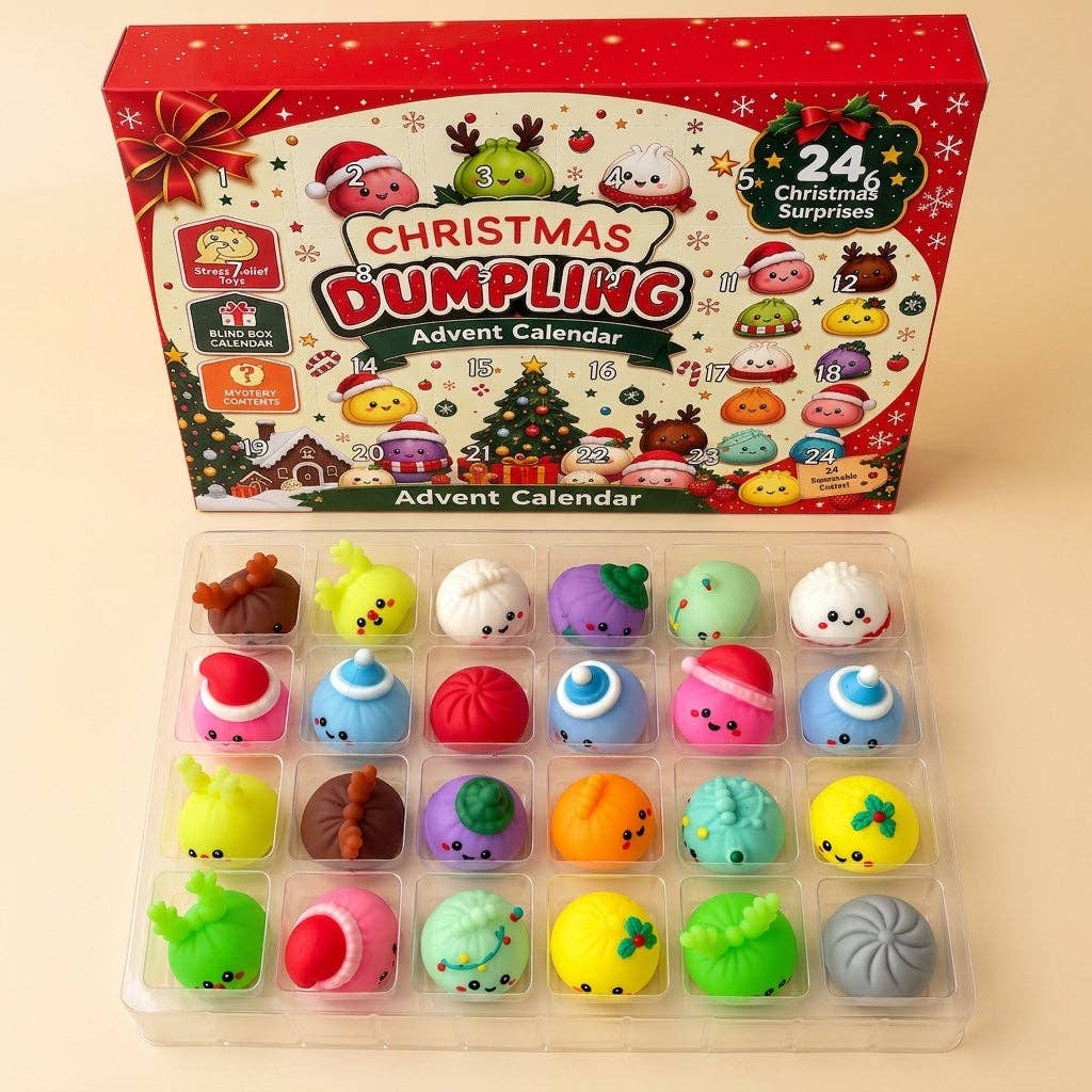 Holiday Advent Calendar- Mochi Dumpling Squishy