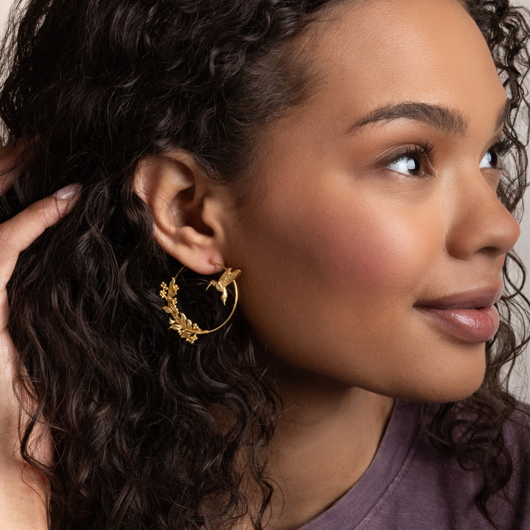 Scout Hummingbird Hoop Earring