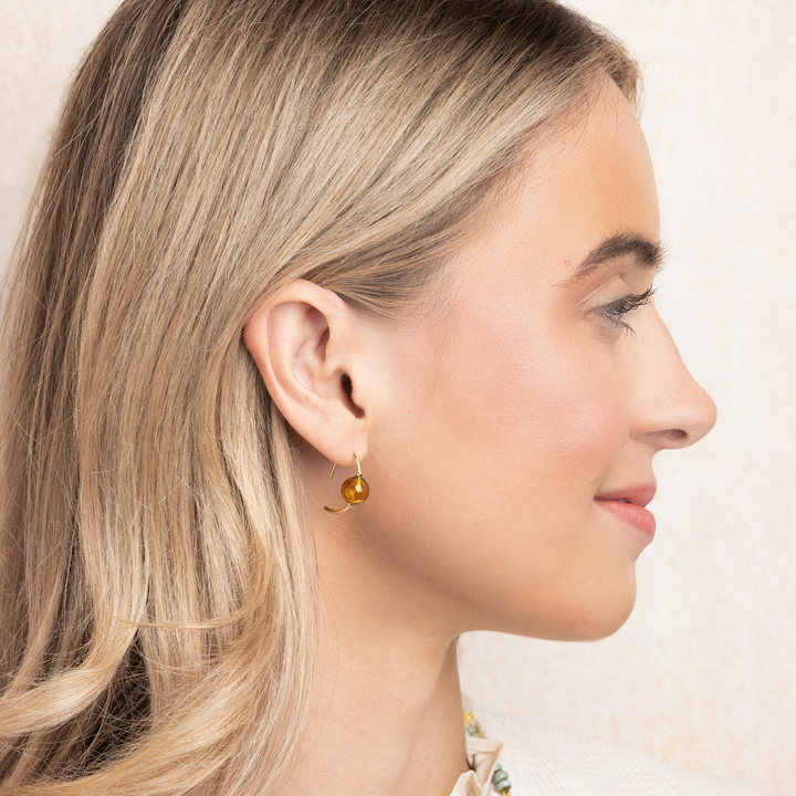 Scout Topaz Glass Hoop Earring