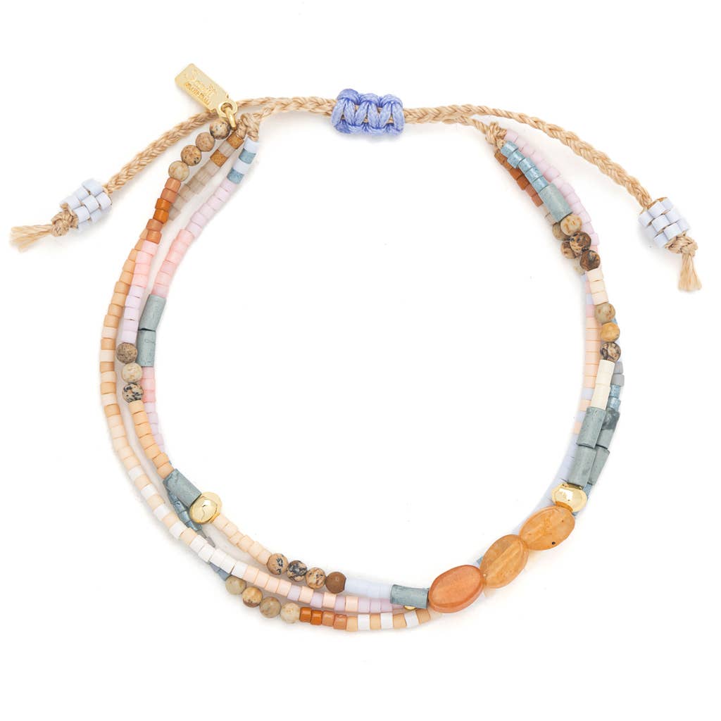 Scout Mixed Media Bracelet - Inspiration/Red Aventurine
