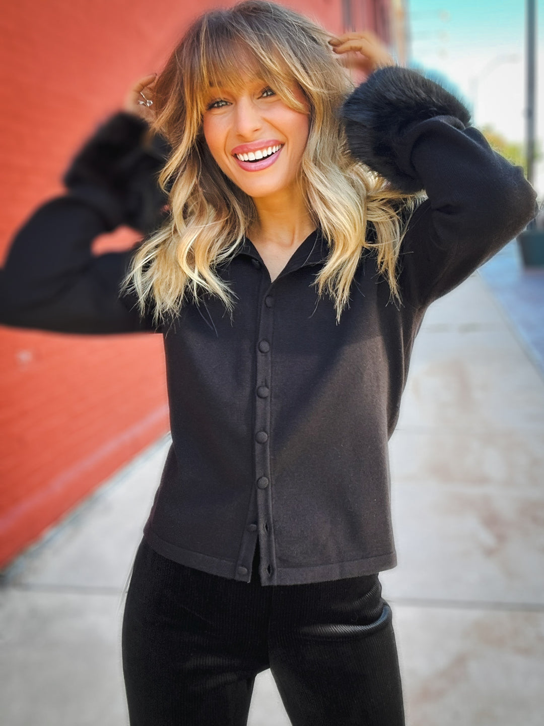 John + Jenn Clementine Knit Cardigan