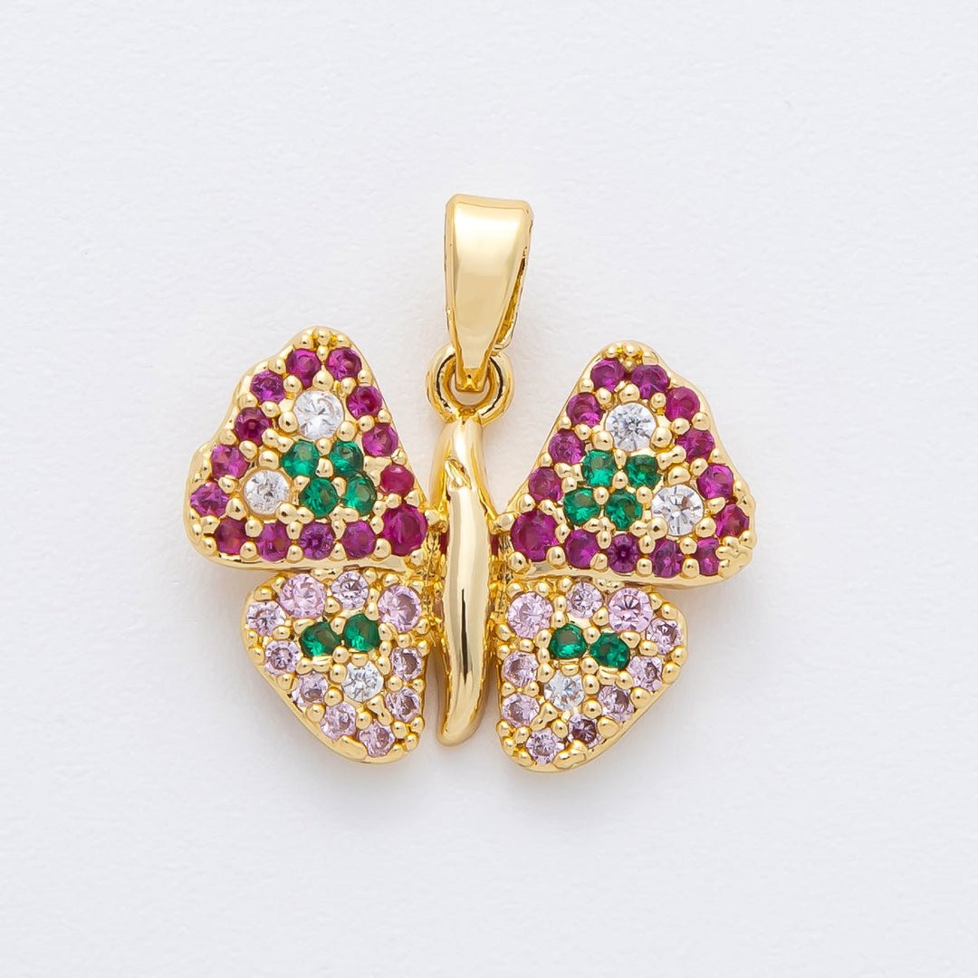 Colorful Butterfly Charm