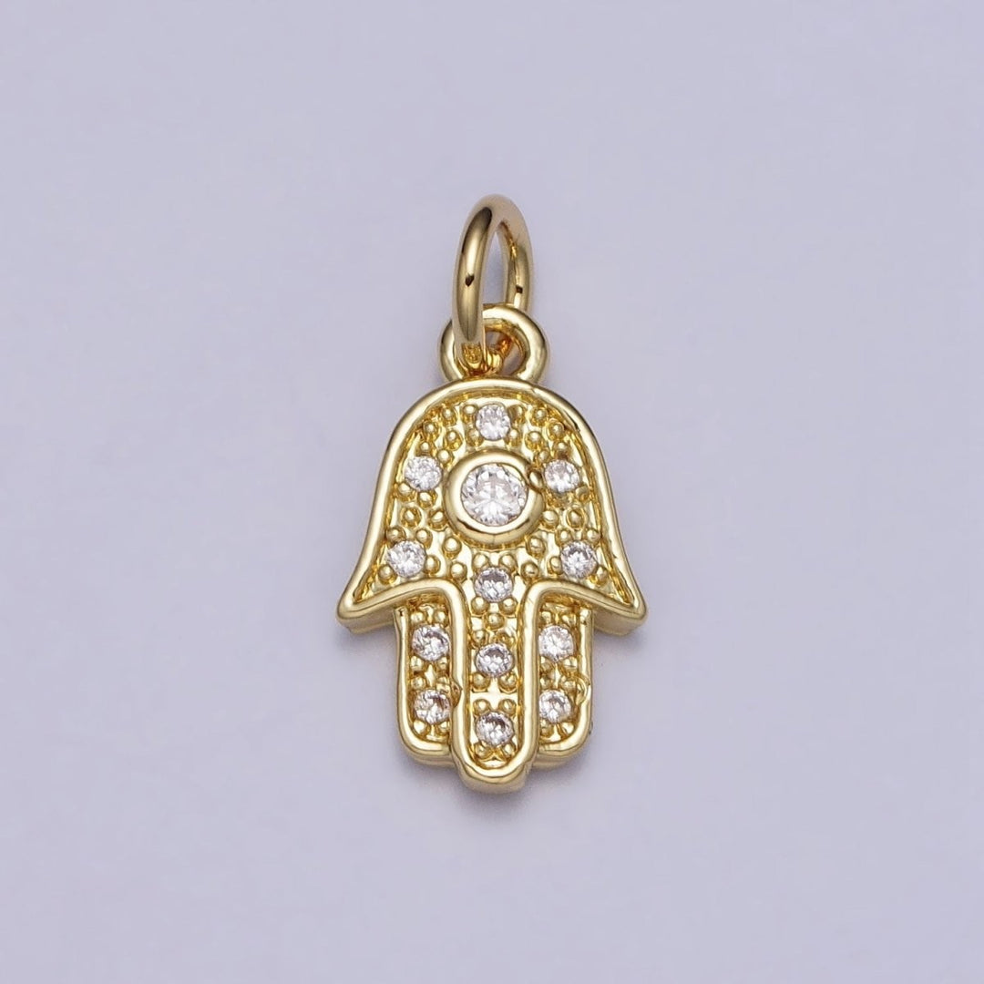 Crystal Hamsa Charm