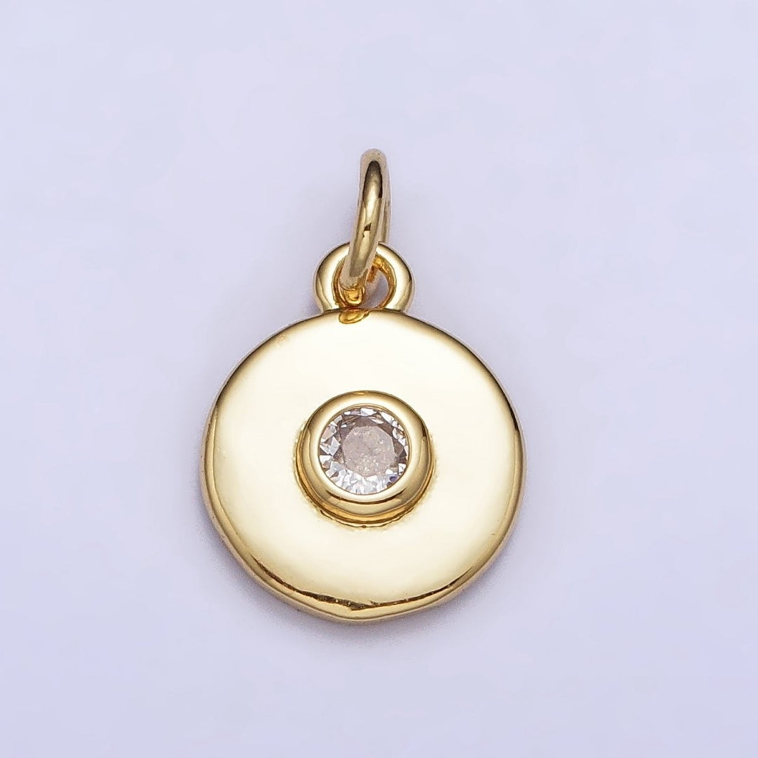 Crystal Round Charm