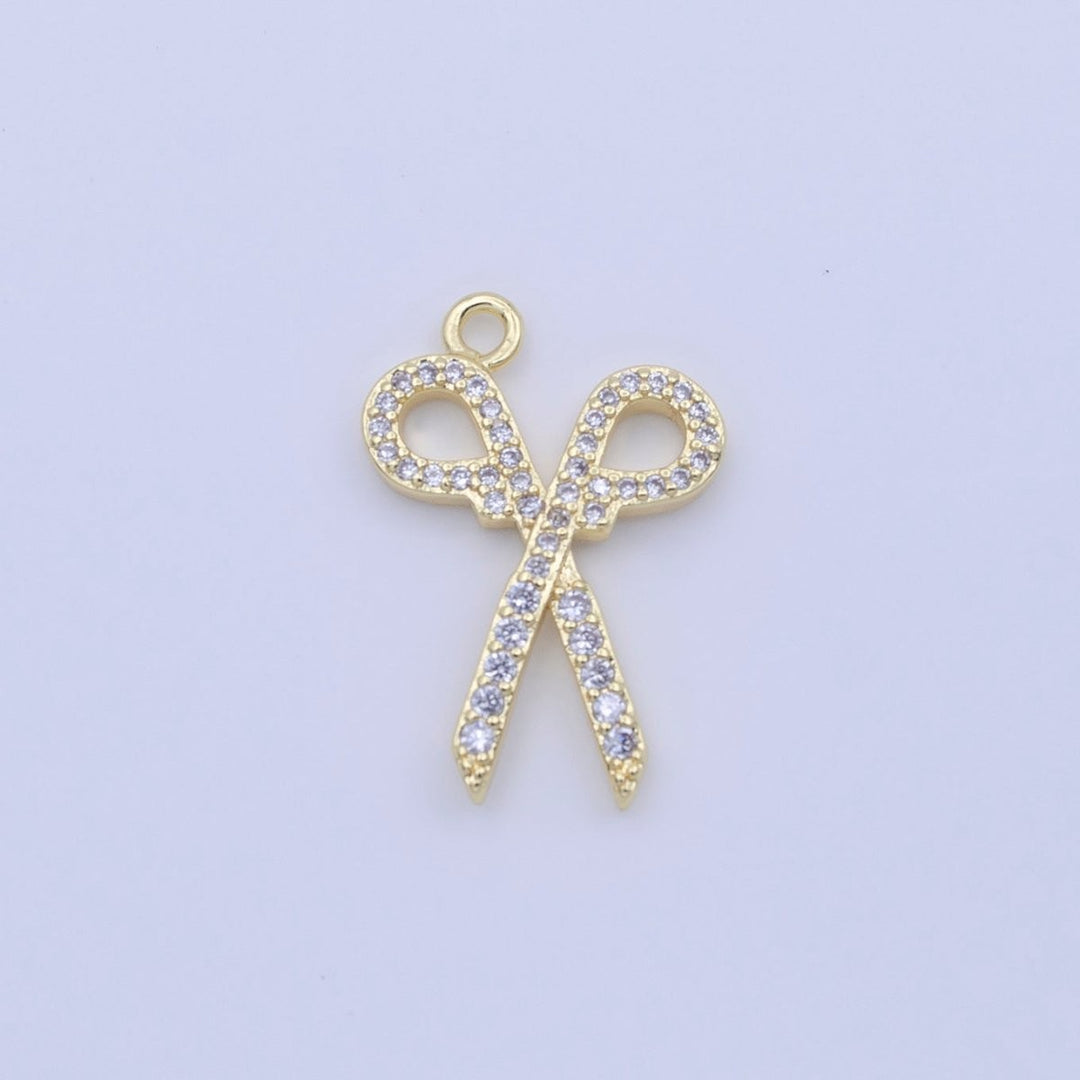 Crystal Scissors Charm