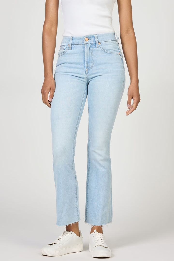 Dear John Jeanne Cropped Bootcut in Misty Cloud