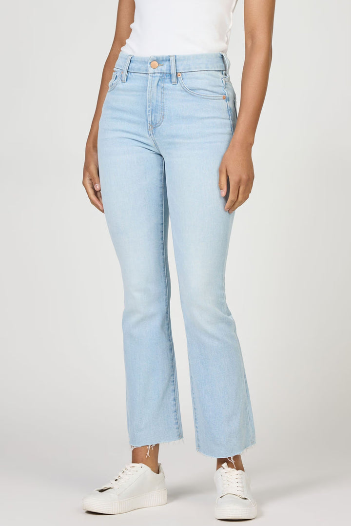 Dear John Jeanne Cropped Bootcut in Misty Cloud