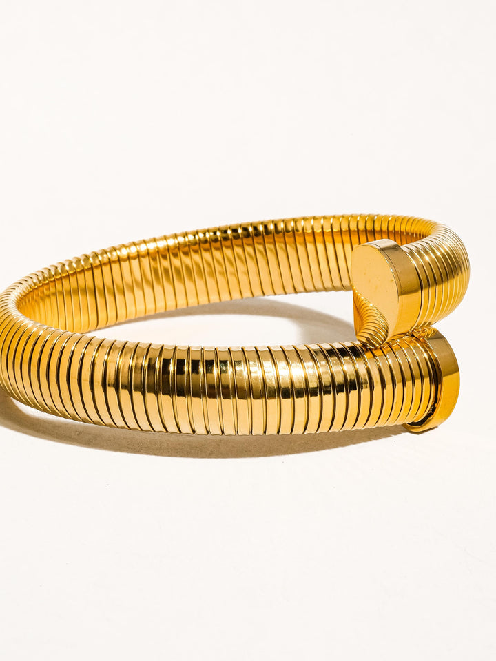 Bold in Gold Bangle