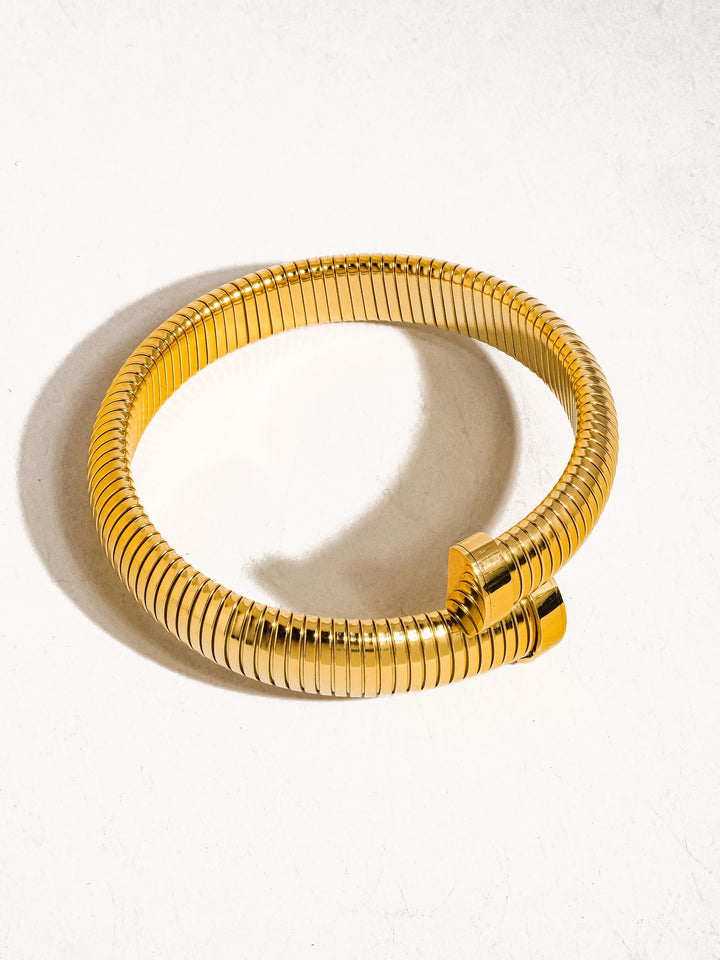 Bold in Gold Bangle
