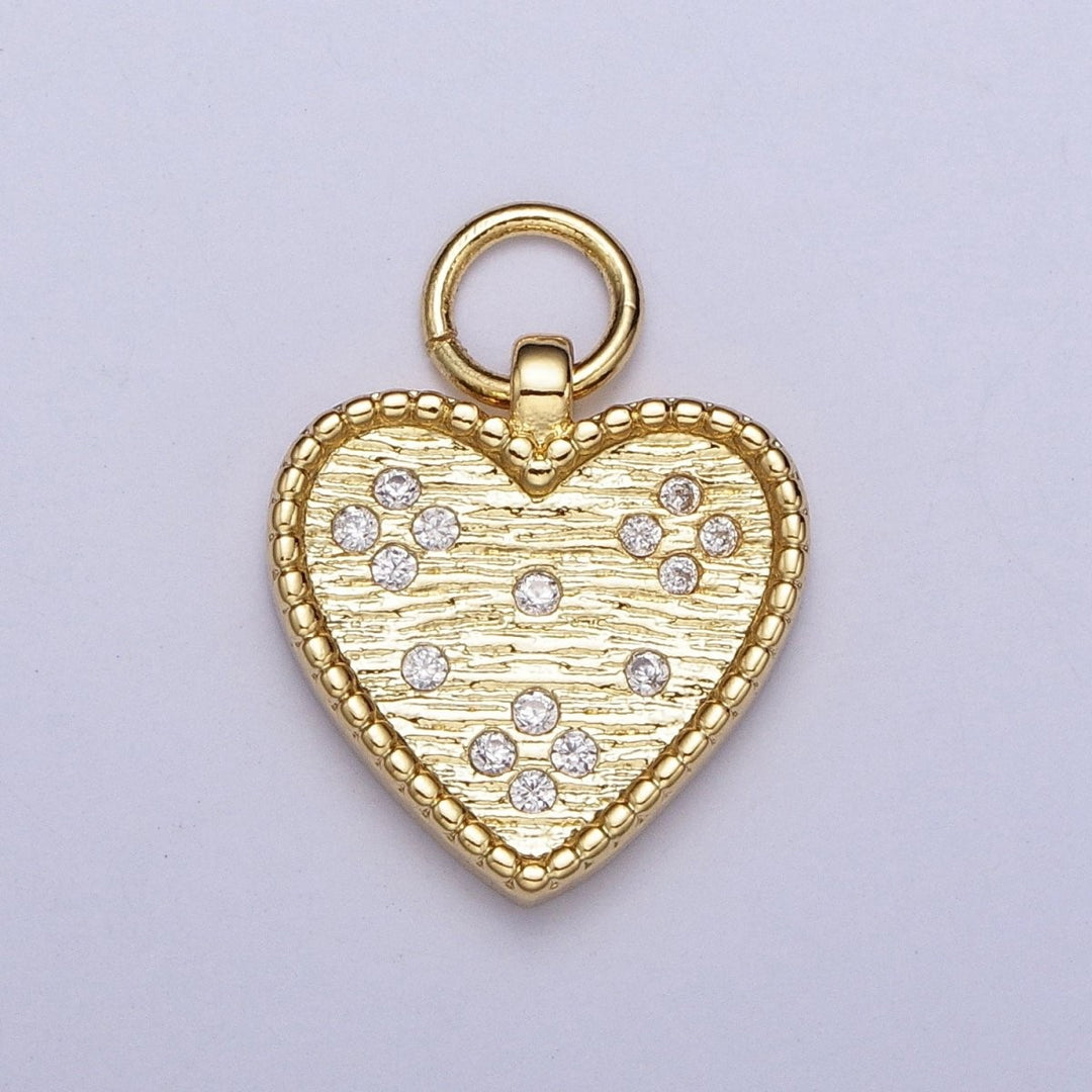 Dotted Heart Charm