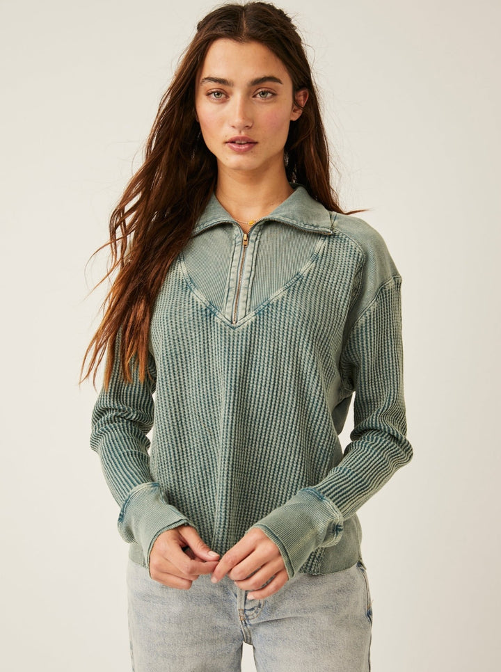 Free People Ashton Zip Thermal