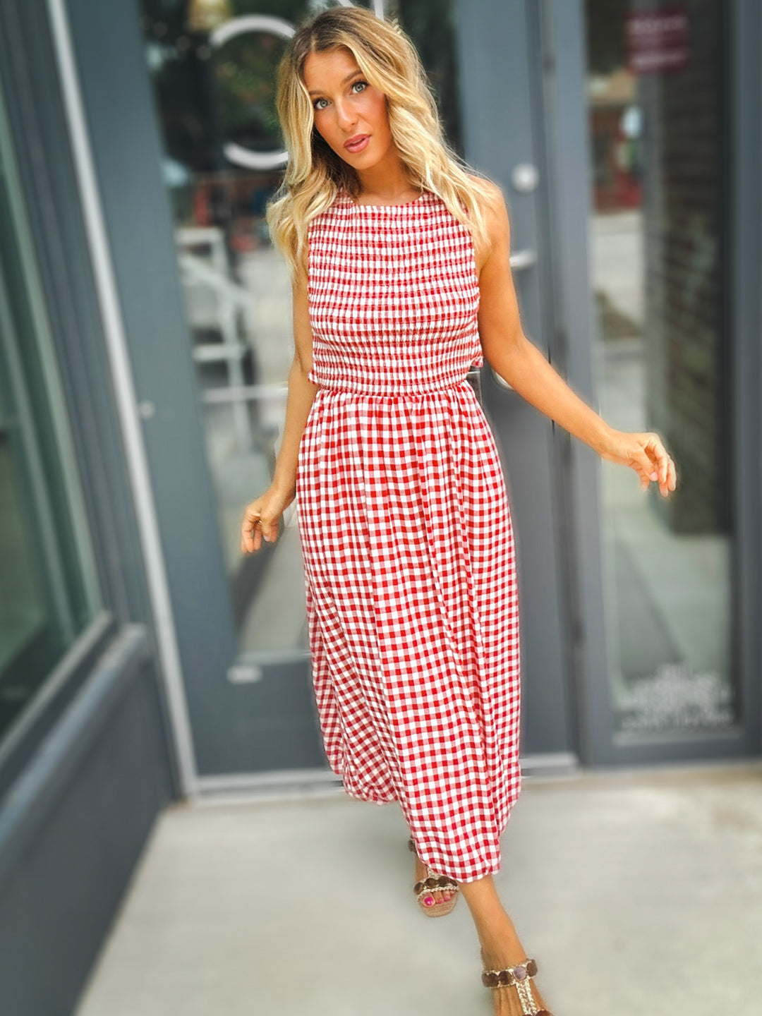 Sadie & Sage Apple Butter Midi Dress