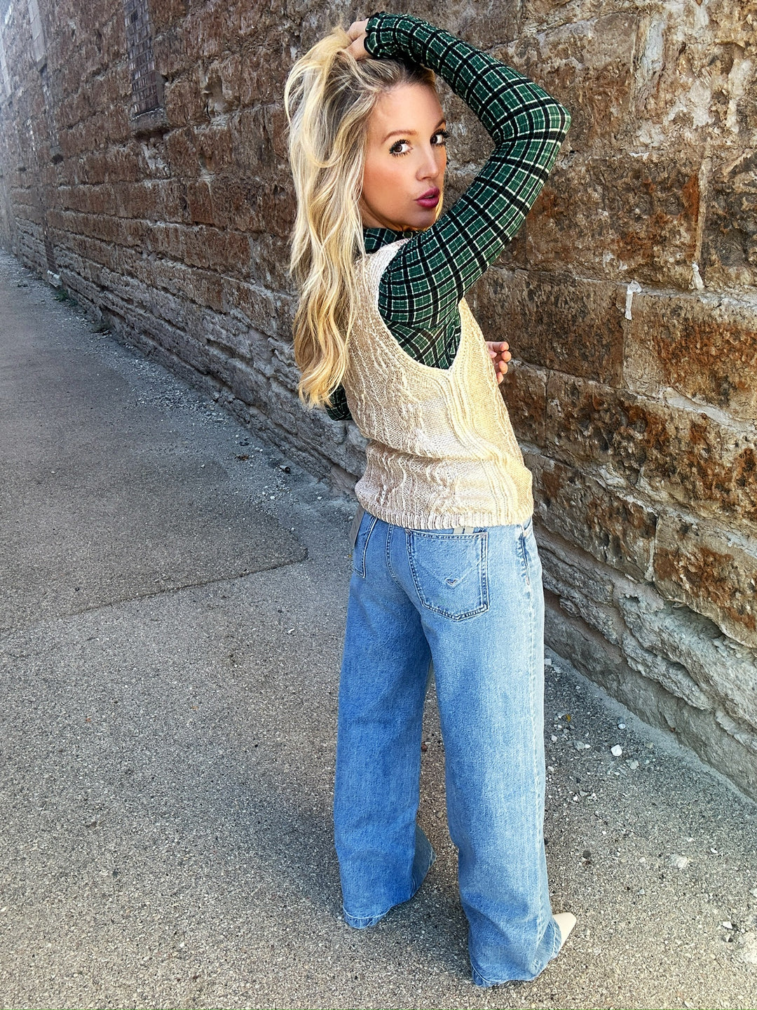 Hudson Jodie Wide Leg in Goddess