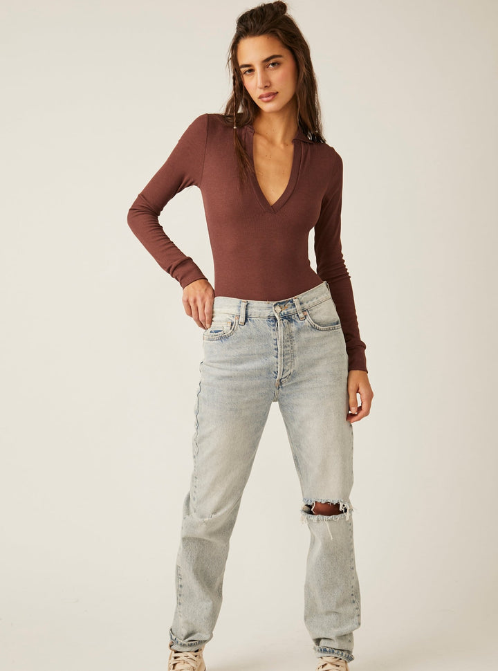 Free People Do It Right Bodysuit