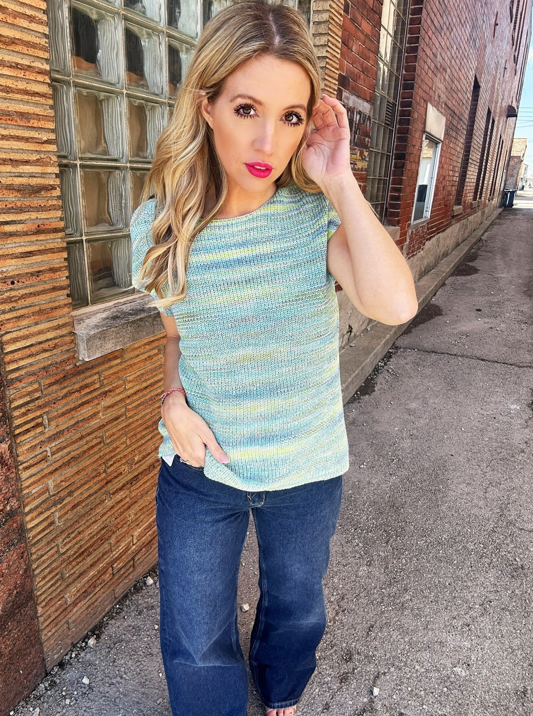 Tribal Love and Lime Sweater