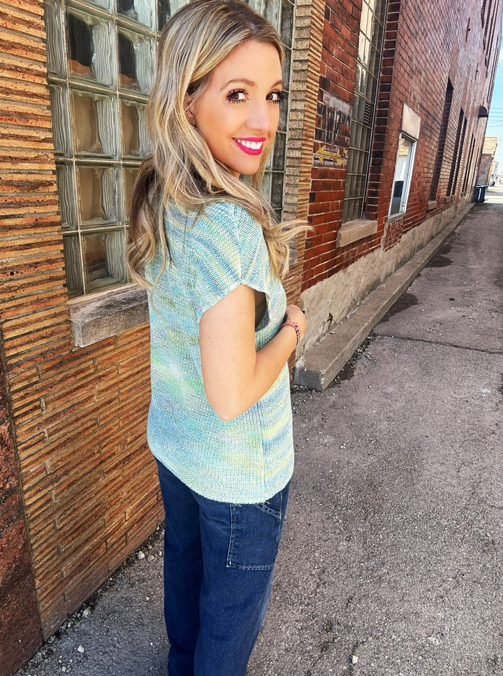 Tribal Love and Lime Sweater