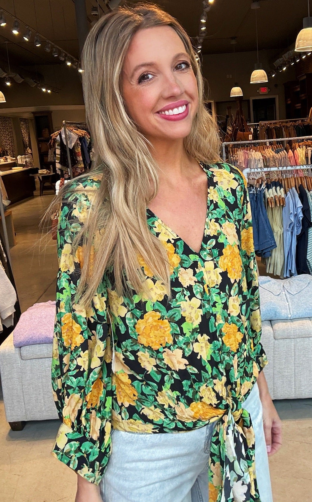 Karen Kane Petals + Poise Blouse