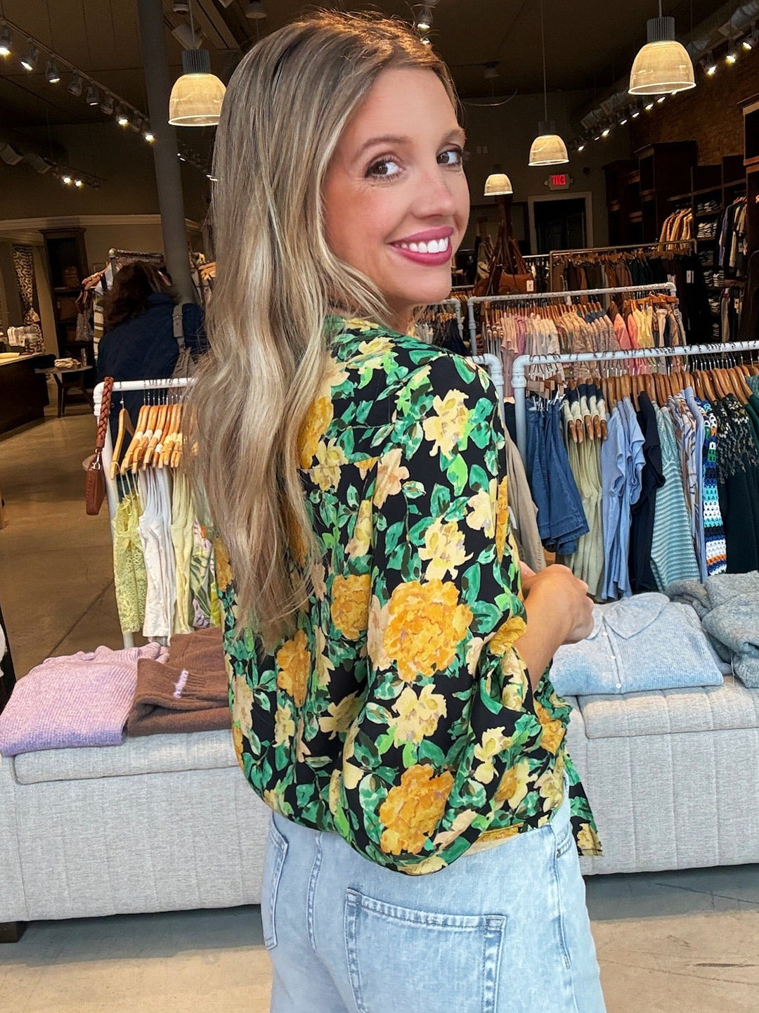 Karen Kane Petals + Poise Blouse