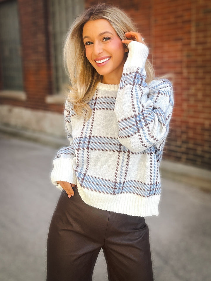 Z Supply Junction Plaid Sweater